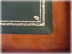 Gold Tooled green
